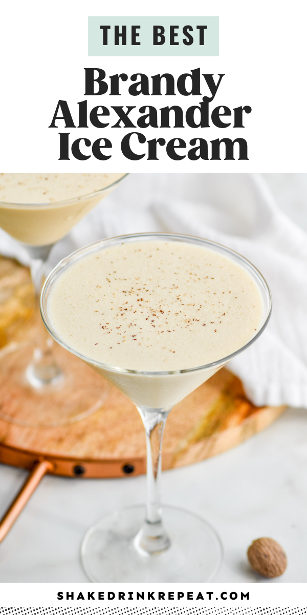 Brandy Alexander Ice Cream Shake Drink Repeat