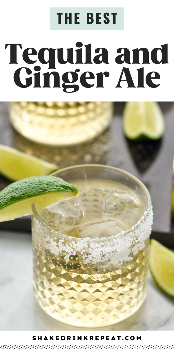 Tequila and Ginger Ale Shake Drink Repeat