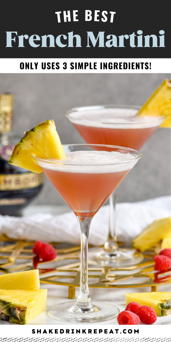 French Martini Shake Drink Repeat