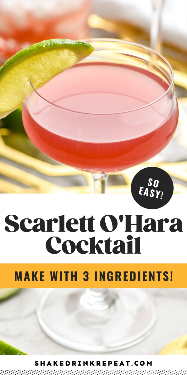 Scarlett O'Hara Cocktail Shake Drink Repeat