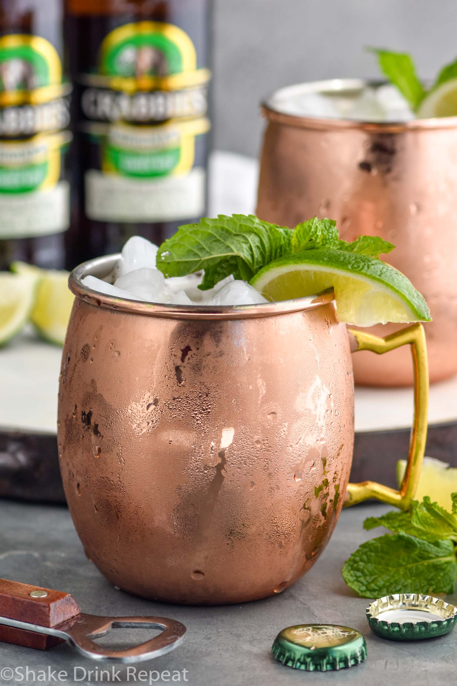 Moscow Mule with Gin Shake Drink Repeat