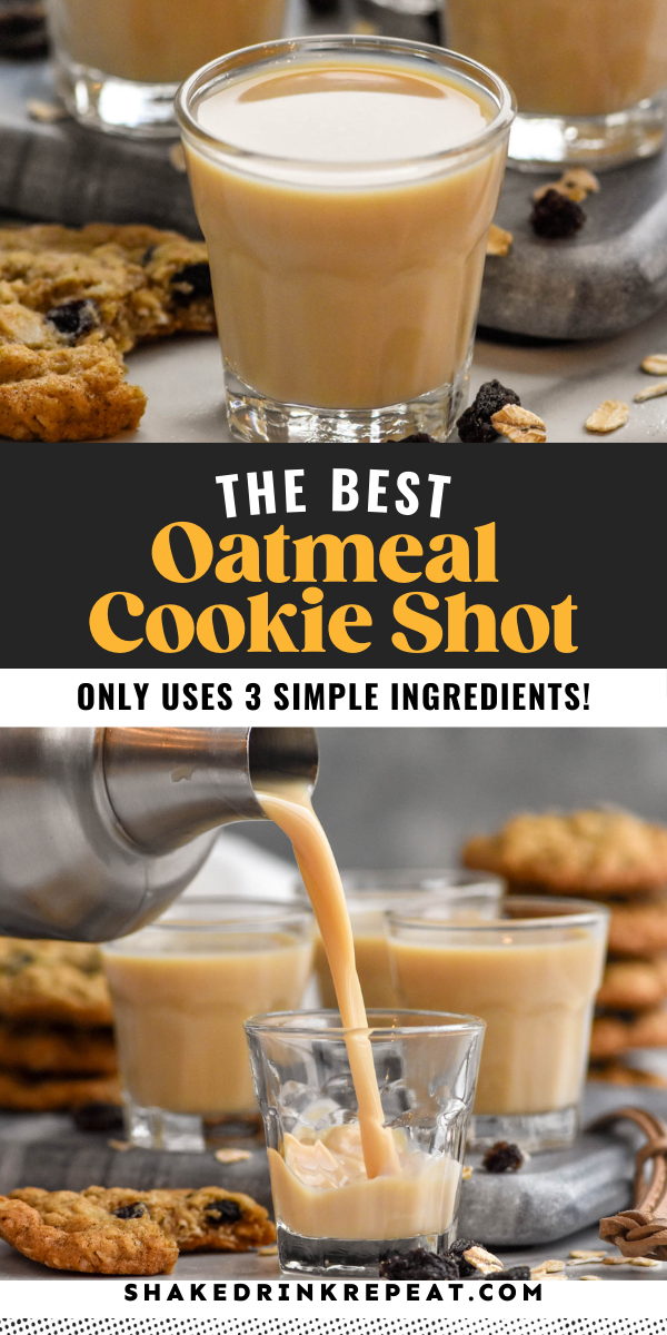 Oatmeal Cookie Shot Shake Drink Repeat