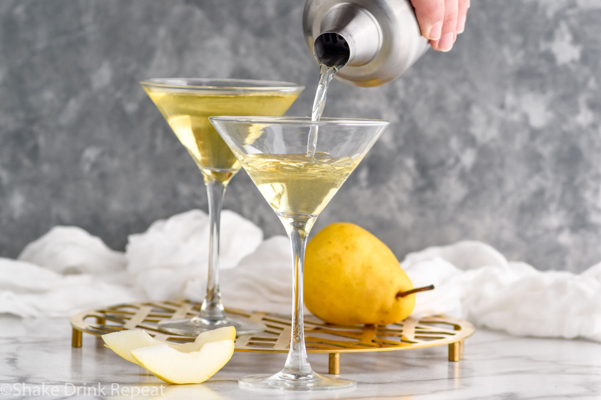 Pear Martini Shake Drink Repeat