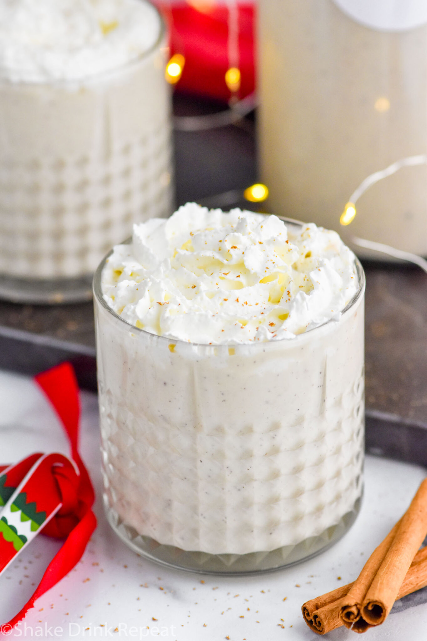 Spiked Eggnog Shake Drink Repeat