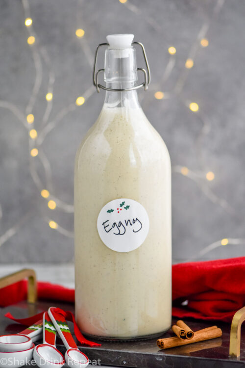 Spiked Eggnog Shake Drink Repeat