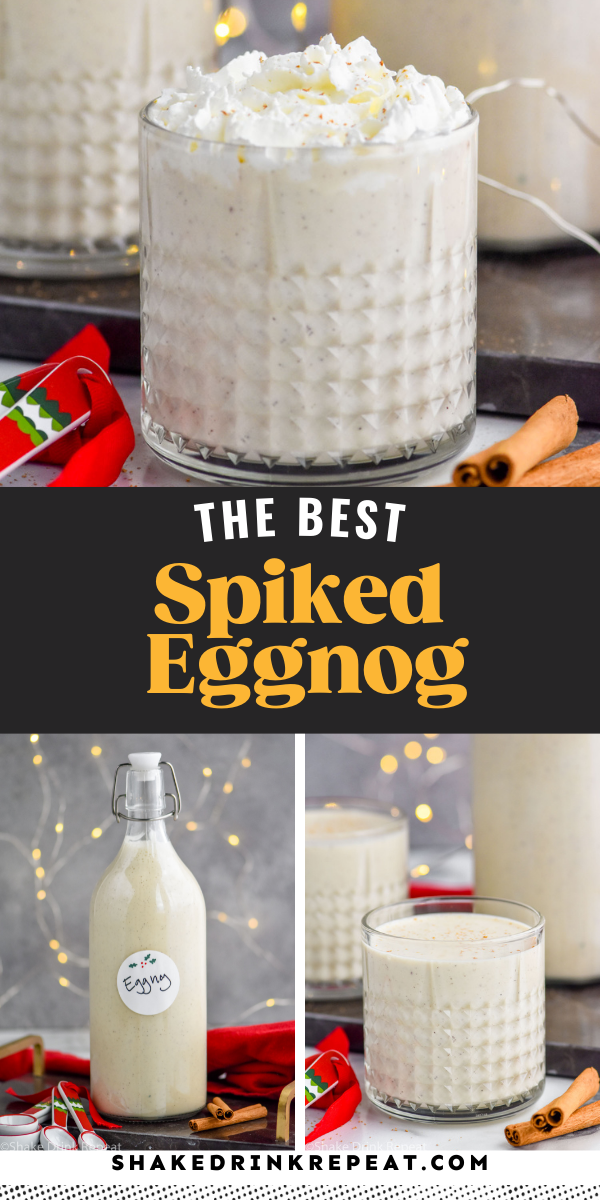 Spiked Eggnog Shake Drink Repeat