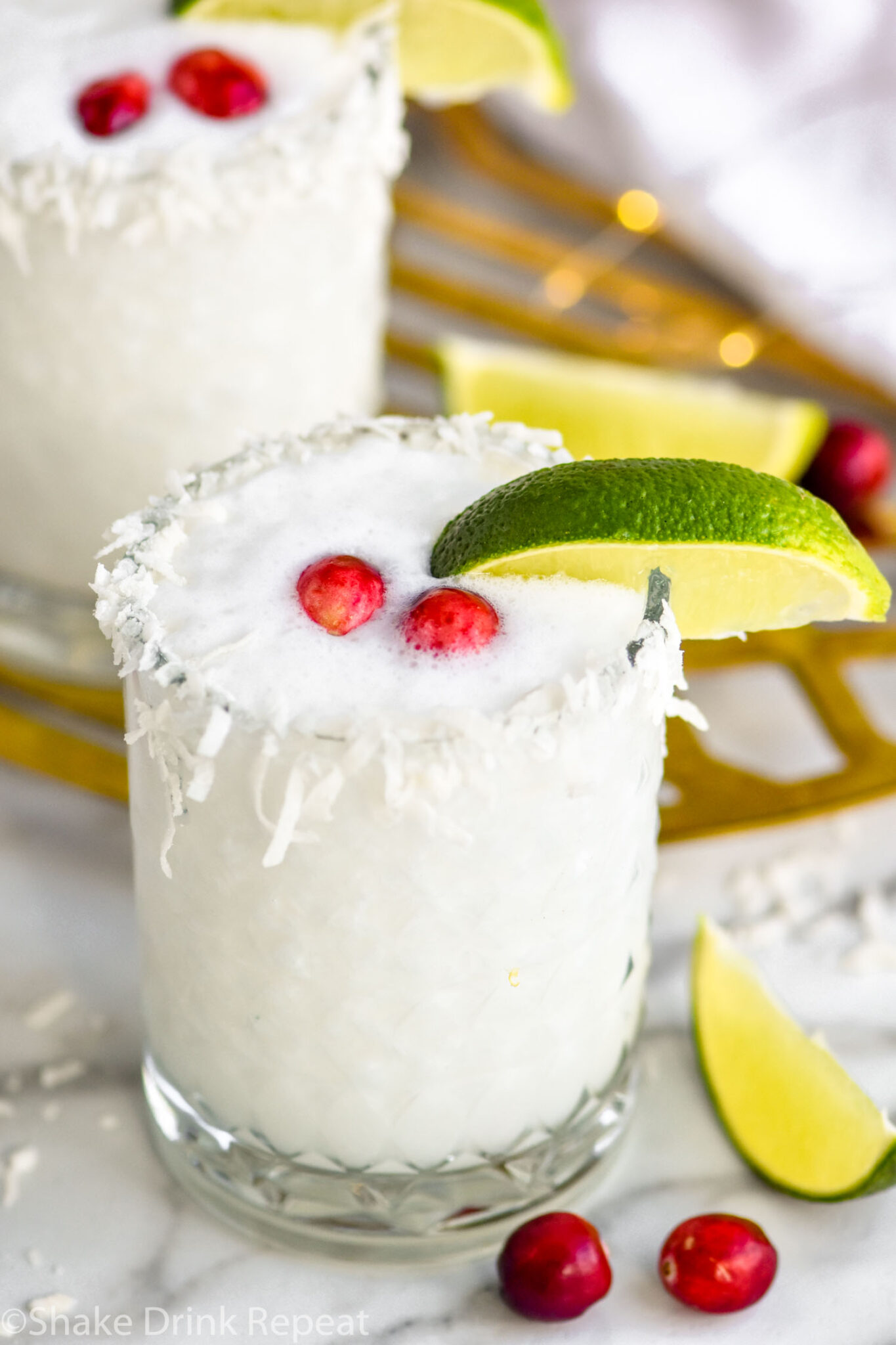 White Christmas Margaritas 