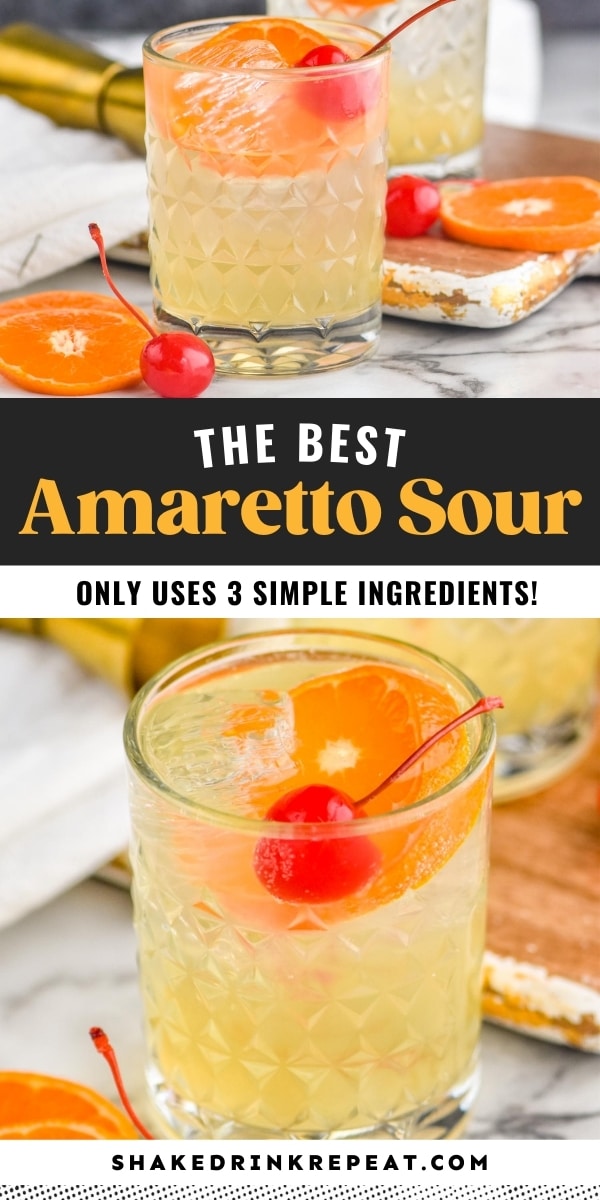 Amaretto Sour Shake Drink Repeat