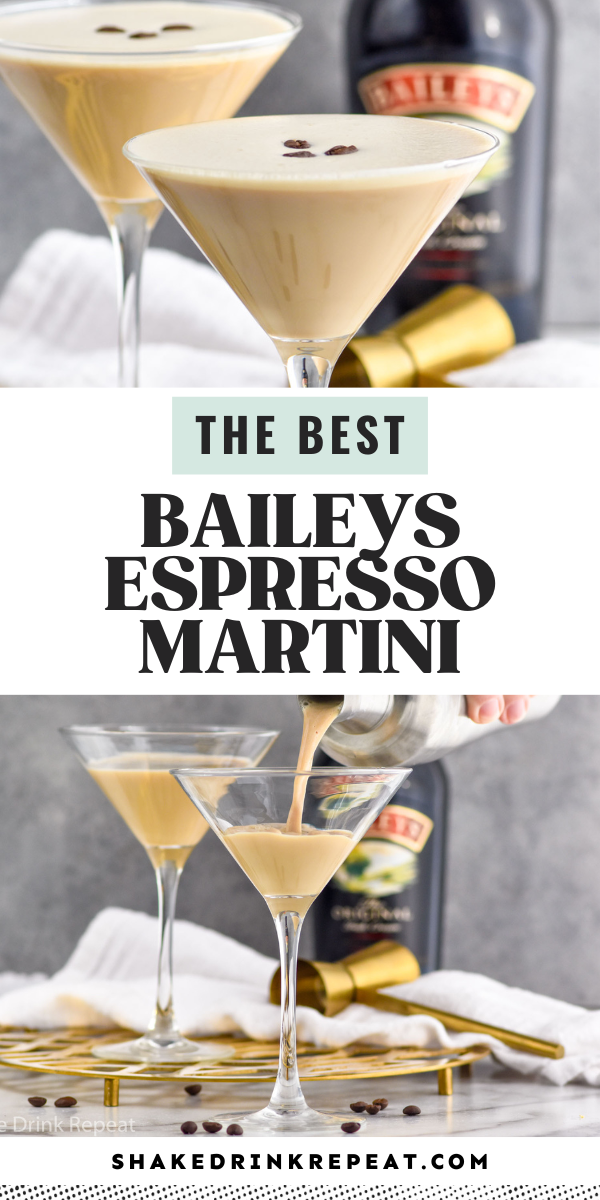 Baileys espresso martini shake drink repeat