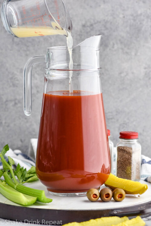 Bloody Mary Mix Shake Drink Repeat