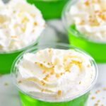 Close up photo of Lucky Leprechaun Jello Shots