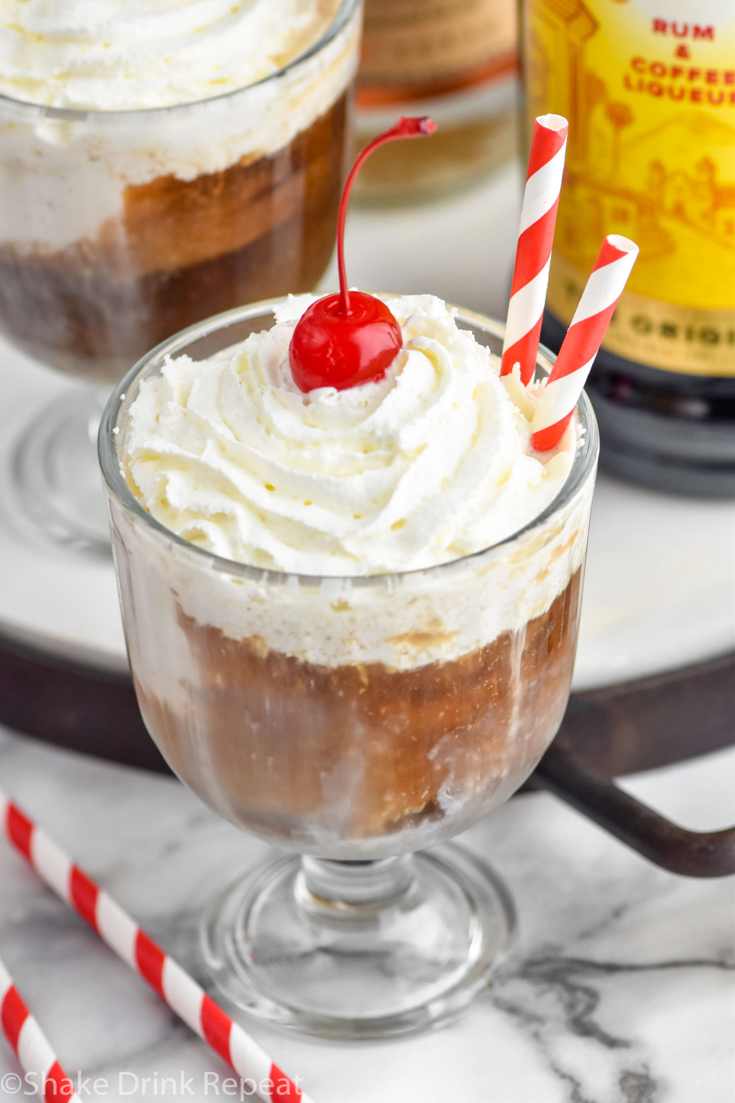 White Russian Float Shake Drink Repeat