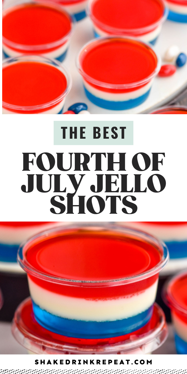 tipsy bartender 4th of july jello shots recipe