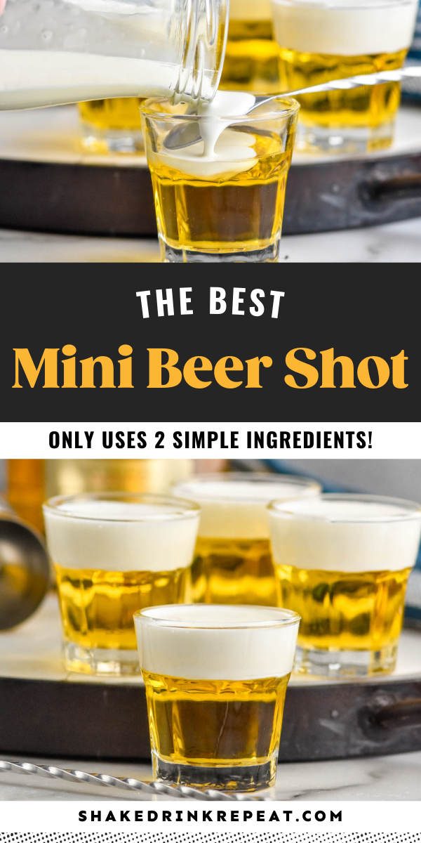 Mini Beer Shot Shake Drink Repeat