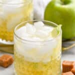 Photo of Caramel Apple Old Fashioned with apples and caramel beside
