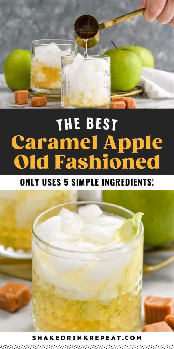 Caramel Apple Old Fashioned Shake Drink Repeat