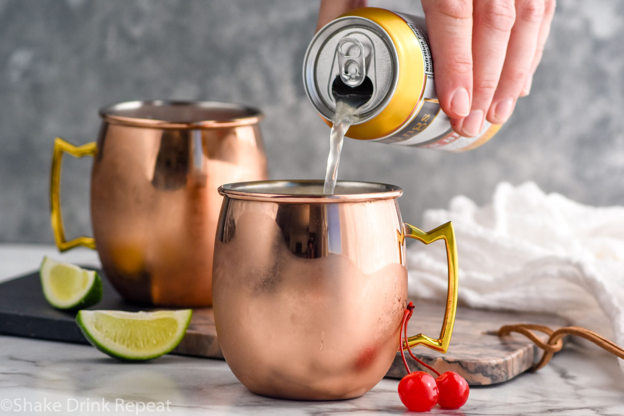 Cherry Moscow Mule Recipe - Shake Drink Repeat