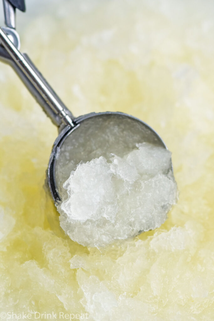 Scooper in Moscow Mule Slush